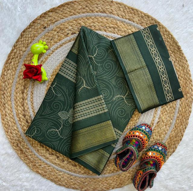 Lakhani chatai border fancy cotton sarees wholesale